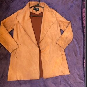 Brown suede jacket